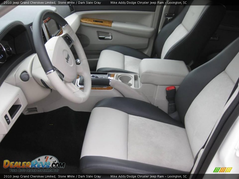 2010 Jeep Grand Cherokee Limited Stone White / Dark Slate Gray Photo #10