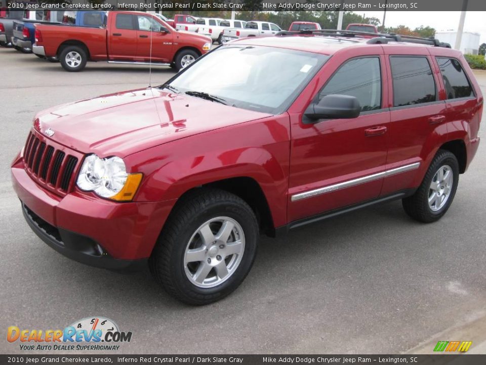 2010 Jeep Grand Cherokee Laredo Inferno Red Crystal Pearl / Dark Slate Gray Photo #1