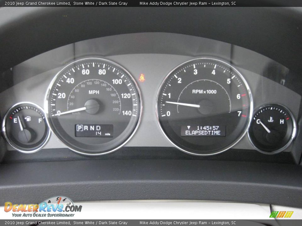 2010 Jeep Grand Cherokee Limited Stone White / Dark Slate Gray Photo #12