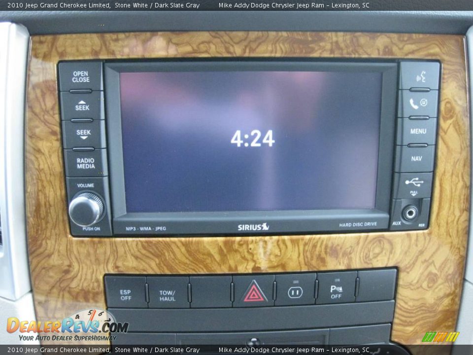 2010 Jeep Grand Cherokee Limited Stone White / Dark Slate Gray Photo #14