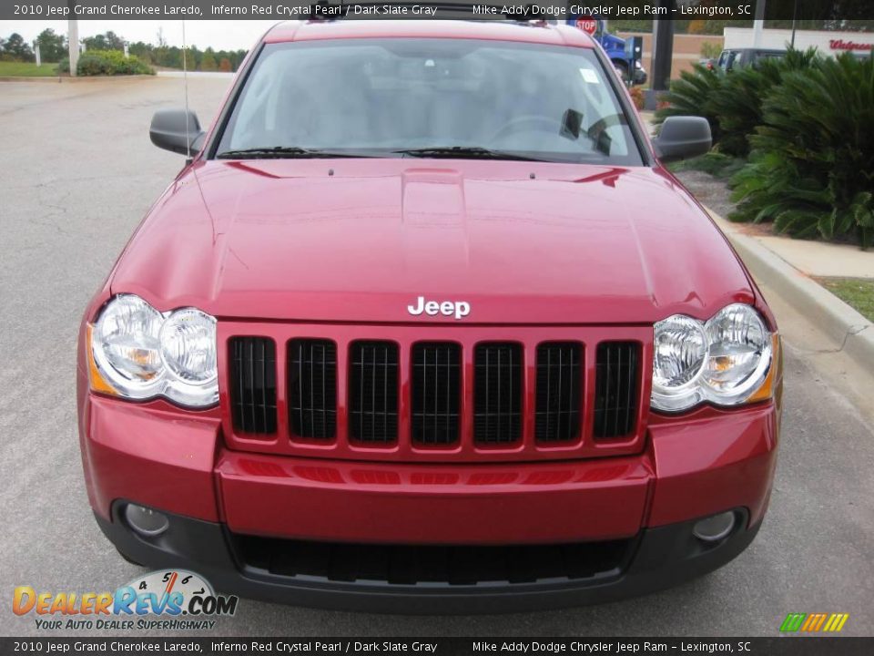 2010 Jeep Grand Cherokee Laredo Inferno Red Crystal Pearl / Dark Slate Gray Photo #2