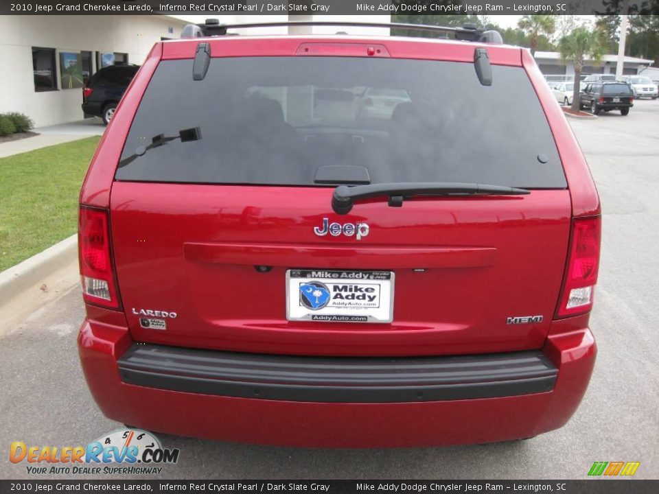 2010 Jeep Grand Cherokee Laredo Inferno Red Crystal Pearl / Dark Slate Gray Photo #7