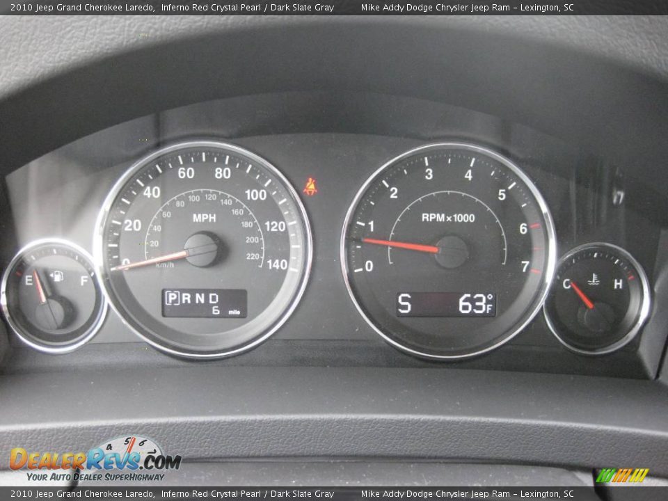 2010 Jeep Grand Cherokee Laredo Inferno Red Crystal Pearl / Dark Slate Gray Photo #10