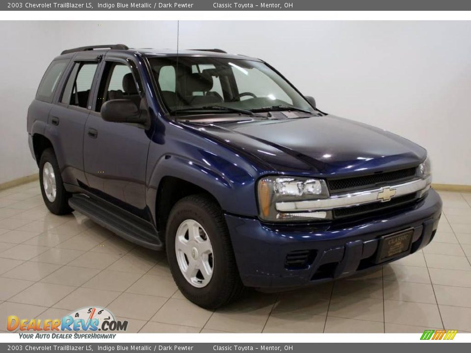 2003 Chevrolet TrailBlazer LS Indigo Blue Metallic / Dark Pewter Photo #1
