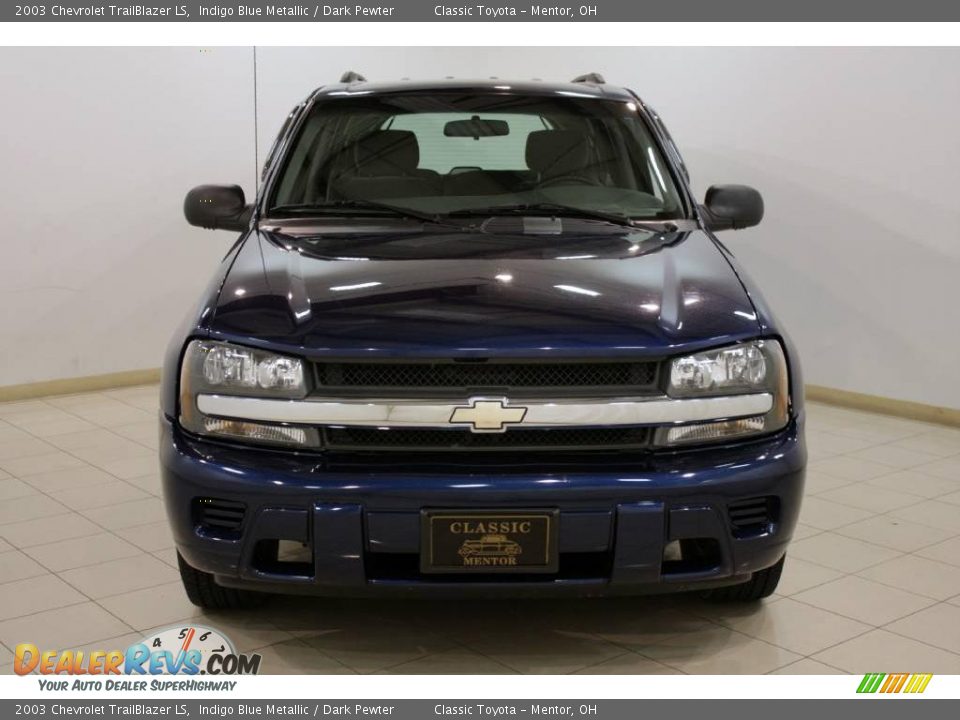 2003 Chevrolet TrailBlazer LS Indigo Blue Metallic / Dark Pewter Photo #2