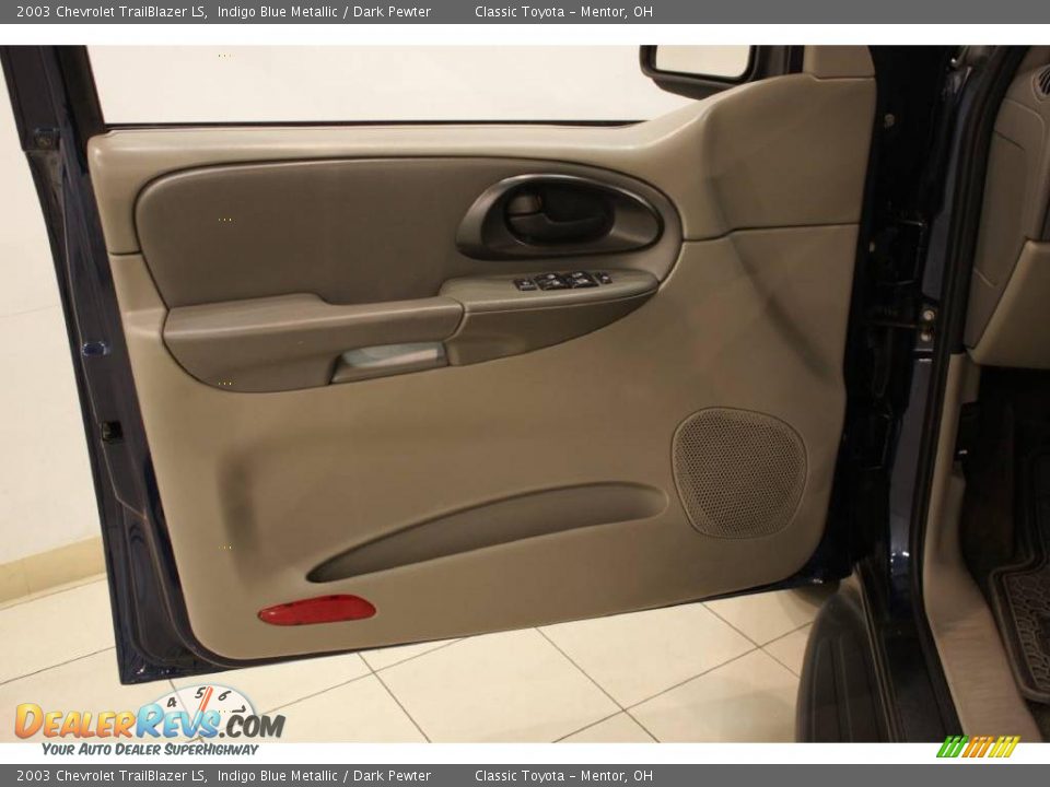 2003 Chevrolet TrailBlazer LS Indigo Blue Metallic / Dark Pewter Photo #8