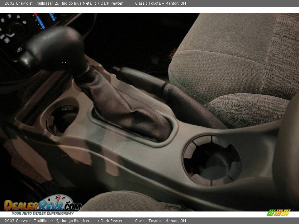 2003 Chevrolet TrailBlazer LS Indigo Blue Metallic / Dark Pewter Photo #13