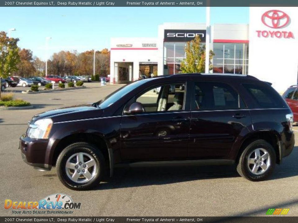 2007 Chevrolet Equinox LT Deep Ruby Metallic / Light Gray Photo #2