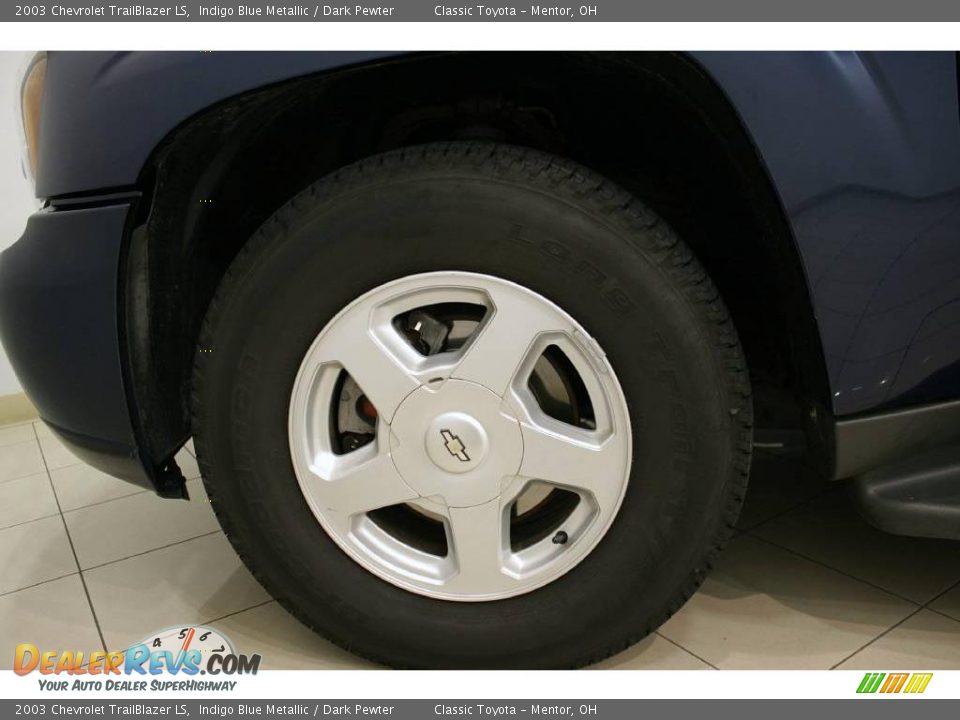 2003 Chevrolet TrailBlazer LS Indigo Blue Metallic / Dark Pewter Photo #20