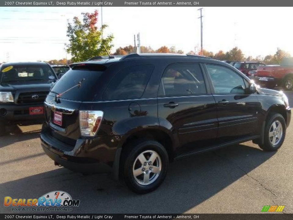 2007 Chevrolet Equinox LT Deep Ruby Metallic / Light Gray Photo #5
