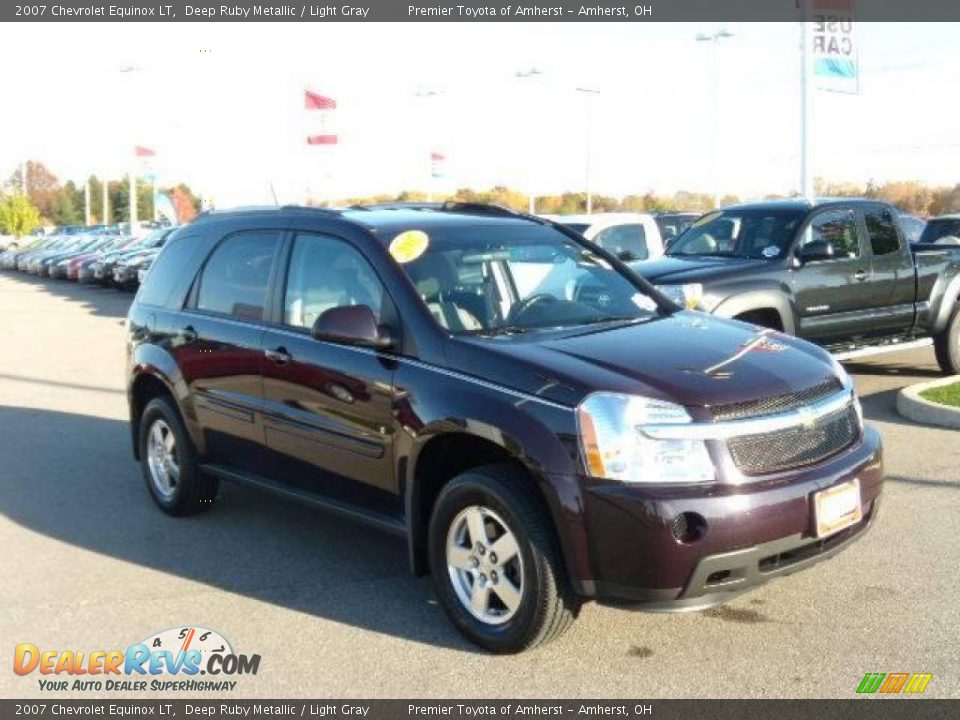2007 Chevrolet Equinox LT Deep Ruby Metallic / Light Gray Photo #7