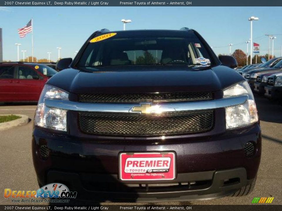 2007 Chevrolet Equinox LT Deep Ruby Metallic / Light Gray Photo #8