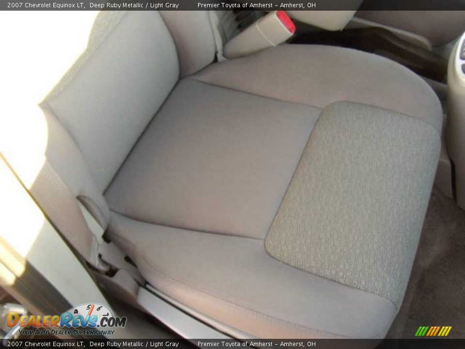 2007 Chevrolet Equinox LT Deep Ruby Metallic / Light Gray Photo #12