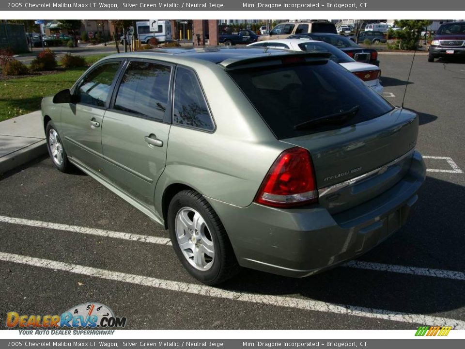 2005 Chevrolet Malibu Maxx LT Wagon Silver Green Metallic / Neutral Beige Photo #7