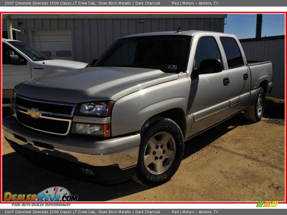 2007 Chevrolet Silverado 1500 Classic LT Crew Cab Silver Birch Metallic / Dark Charcoal Photo #1
