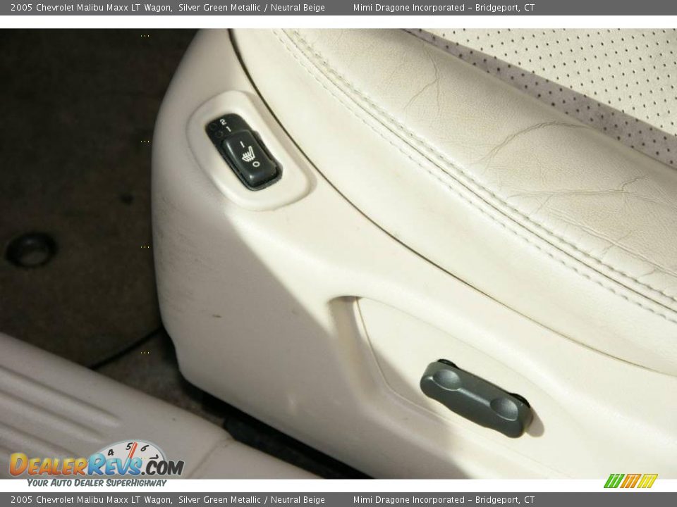 2005 Chevrolet Malibu Maxx LT Wagon Silver Green Metallic / Neutral Beige Photo #12