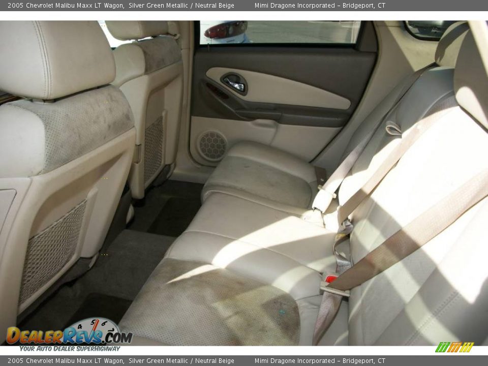2005 Chevrolet Malibu Maxx LT Wagon Silver Green Metallic / Neutral Beige Photo #14