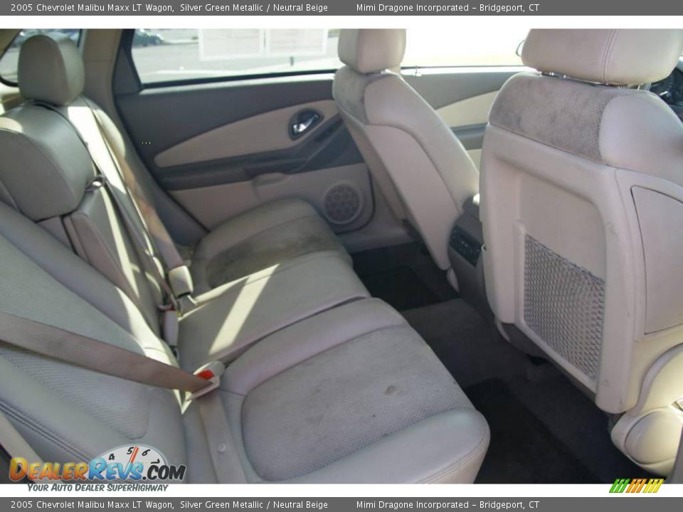 2005 Chevrolet Malibu Maxx LT Wagon Silver Green Metallic / Neutral Beige Photo #15