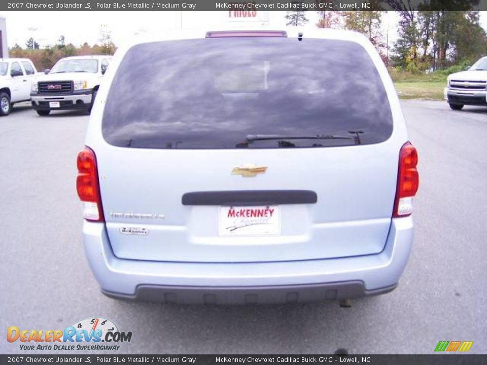 2007 Chevrolet Uplander LS Polar Blue Metallic / Medium Gray Photo #3