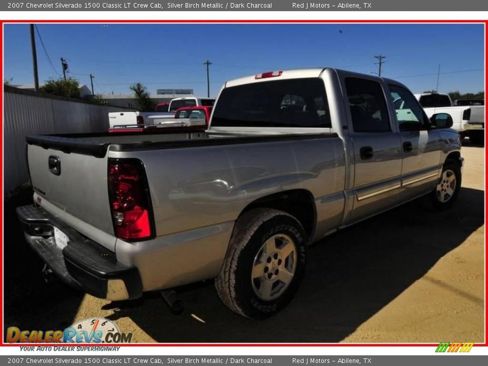 2007 Chevrolet Silverado 1500 Classic LT Crew Cab Silver Birch Metallic / Dark Charcoal Photo #7