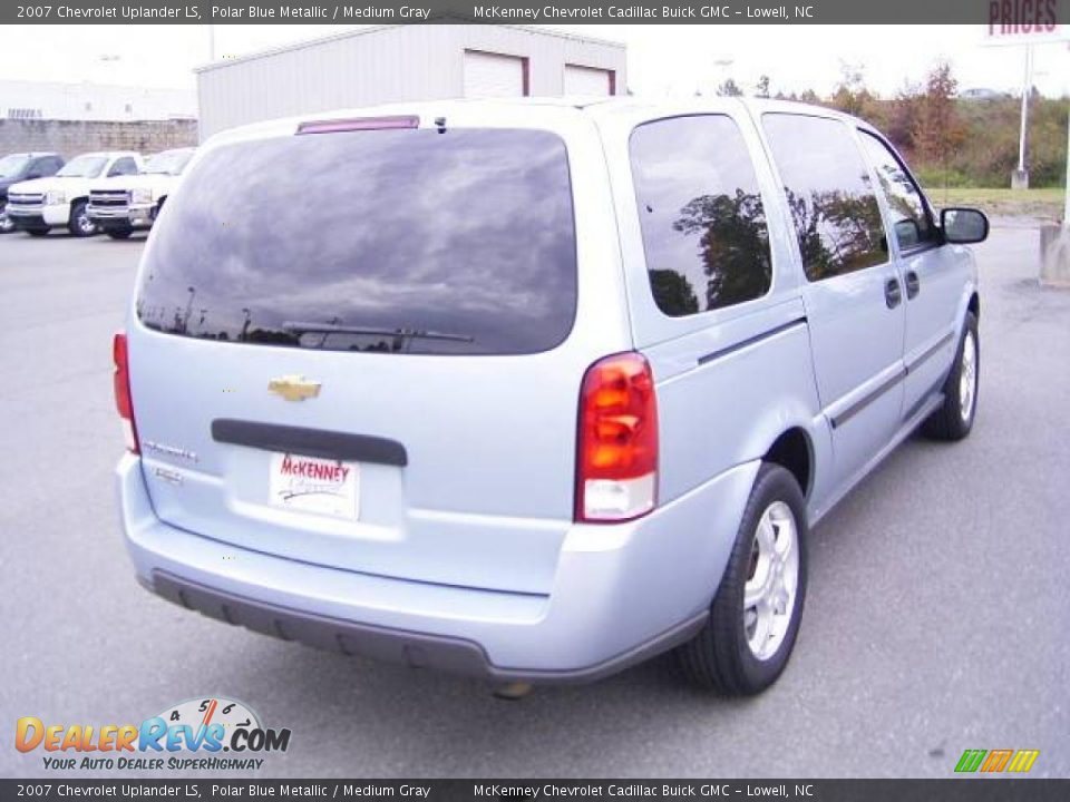 2007 Chevrolet Uplander LS Polar Blue Metallic / Medium Gray Photo #4