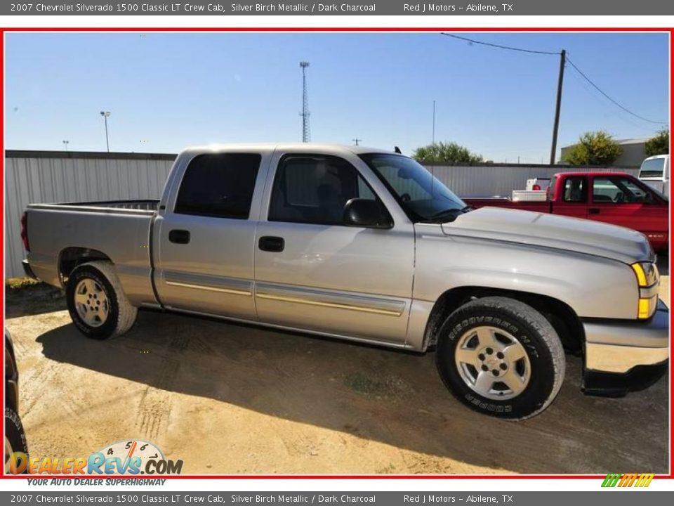 2007 Chevrolet Silverado 1500 Classic LT Crew Cab Silver Birch Metallic / Dark Charcoal Photo #10