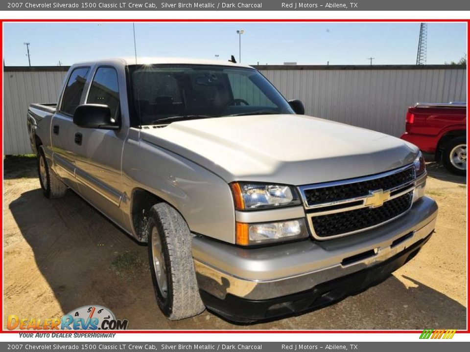 2007 Chevrolet Silverado 1500 Classic LT Crew Cab Silver Birch Metallic / Dark Charcoal Photo #11