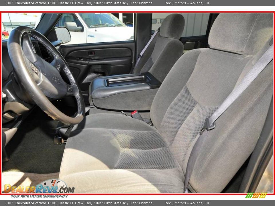 2007 Chevrolet Silverado 1500 Classic LT Crew Cab Silver Birch Metallic / Dark Charcoal Photo #13