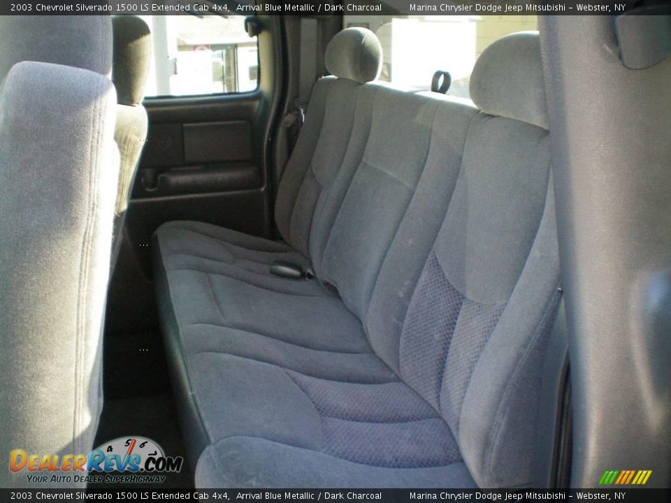 2003 Chevrolet Silverado 1500 LS Extended Cab 4x4 Arrival Blue Metallic / Dark Charcoal Photo #3