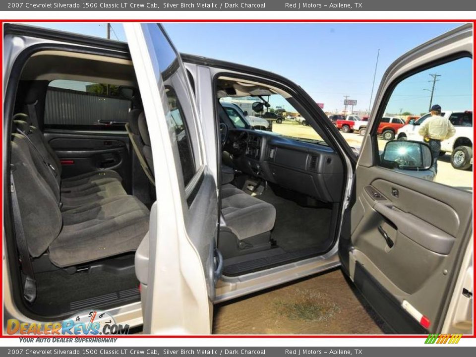 2007 Chevrolet Silverado 1500 Classic LT Crew Cab Silver Birch Metallic / Dark Charcoal Photo #21