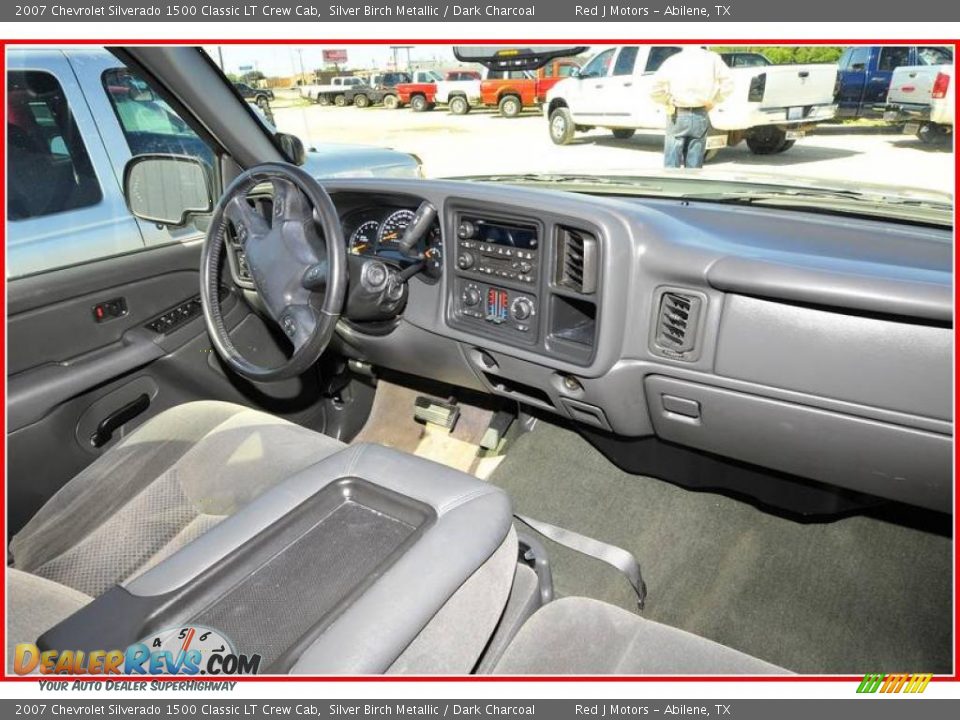 2007 Chevrolet Silverado 1500 Classic LT Crew Cab Silver Birch Metallic / Dark Charcoal Photo #22