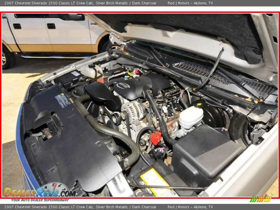 2007 Chevrolet Silverado 1500 Classic LT Crew Cab Silver Birch Metallic / Dark Charcoal Photo #25