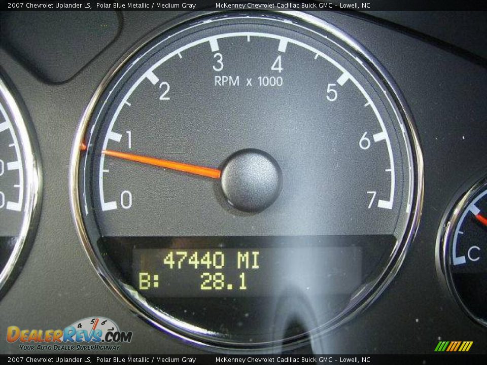 2007 Chevrolet Uplander LS Polar Blue Metallic / Medium Gray Photo #25