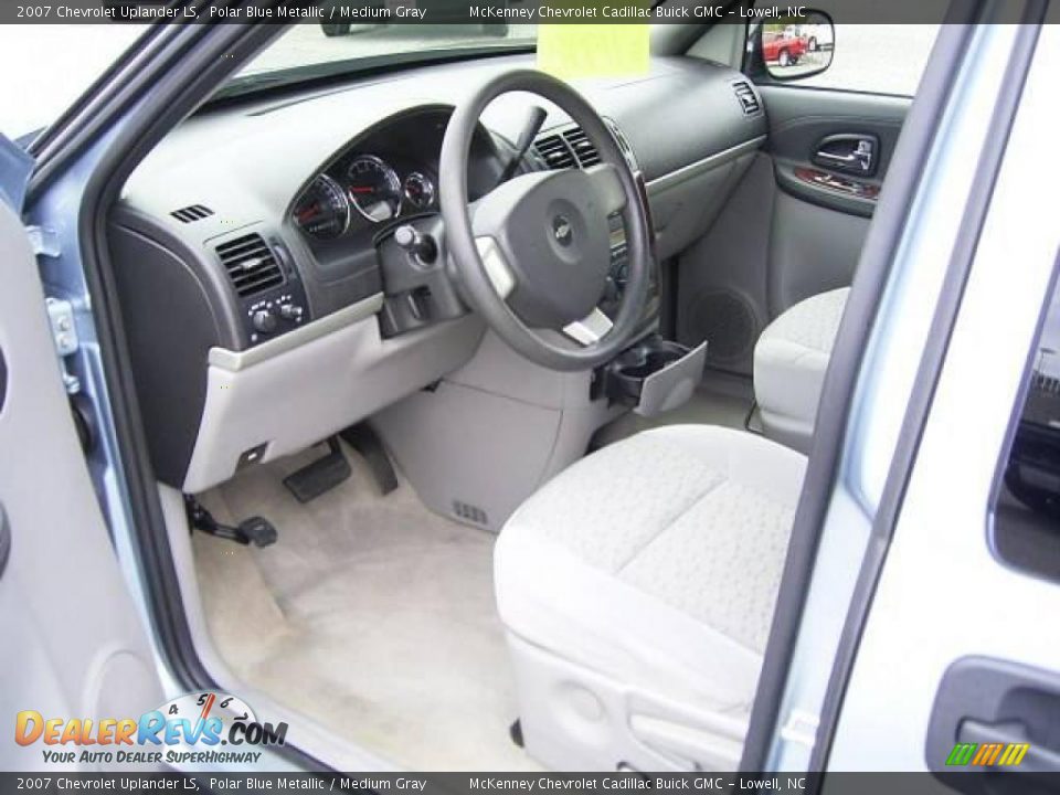 2007 Chevrolet Uplander LS Polar Blue Metallic / Medium Gray Photo #26