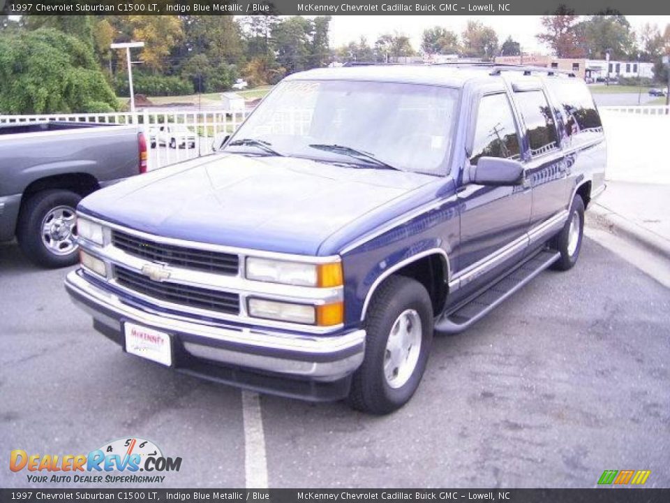 1997 Chevrolet Suburban C1500 LT Indigo Blue Metallic / Blue Photo #1