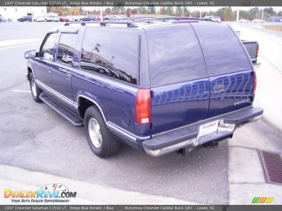 1997 Chevrolet Suburban C1500 LT Indigo Blue Metallic / Blue Photo #2