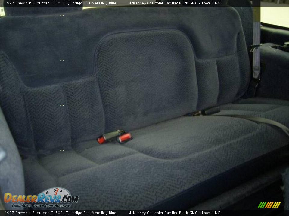 1997 Chevrolet Suburban C1500 LT Indigo Blue Metallic / Blue Photo #14