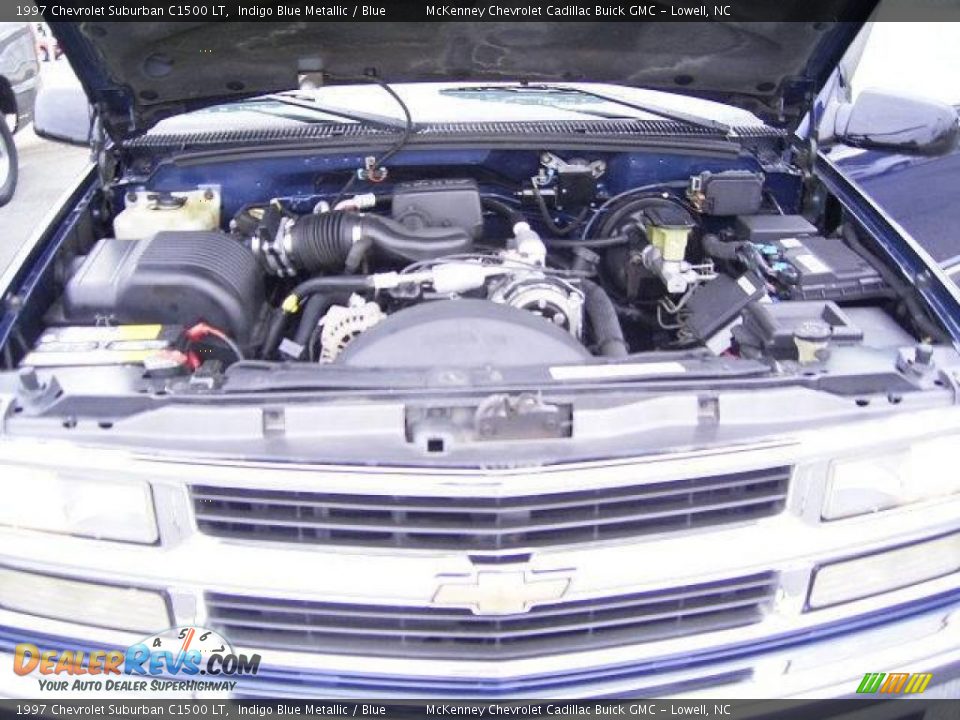 1997 Chevrolet Suburban C1500 LT Indigo Blue Metallic / Blue Photo #20