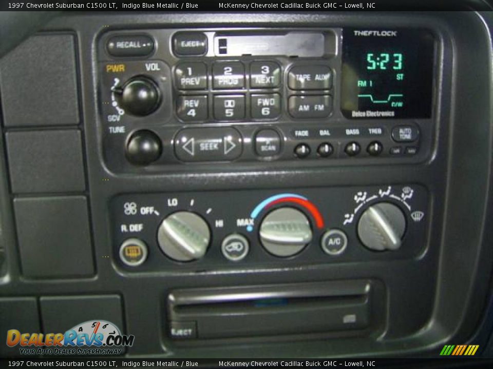 1997 Chevrolet Suburban C1500 LT Indigo Blue Metallic / Blue Photo #24