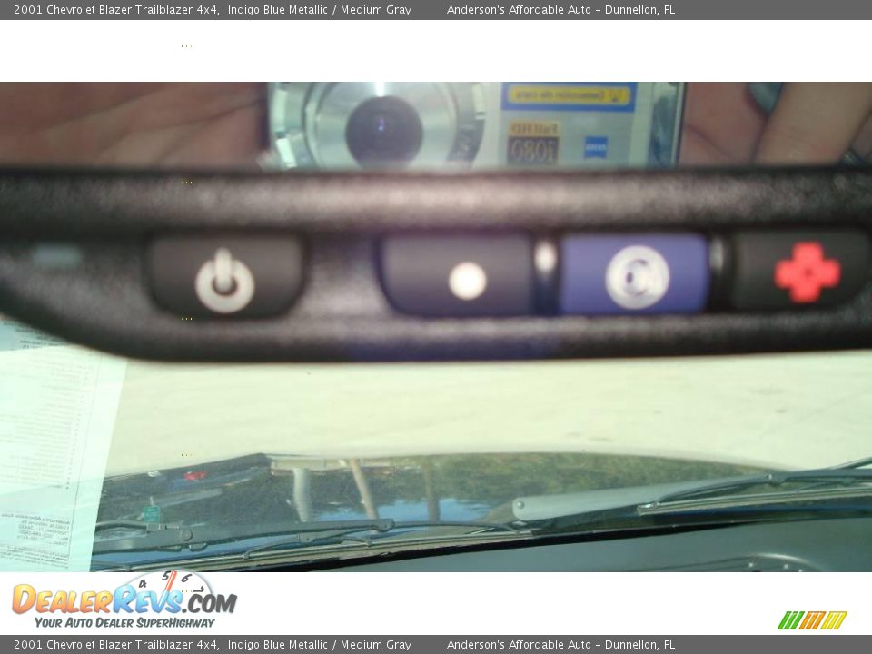 2001 Chevrolet Blazer Trailblazer 4x4 Indigo Blue Metallic / Medium Gray Photo #20