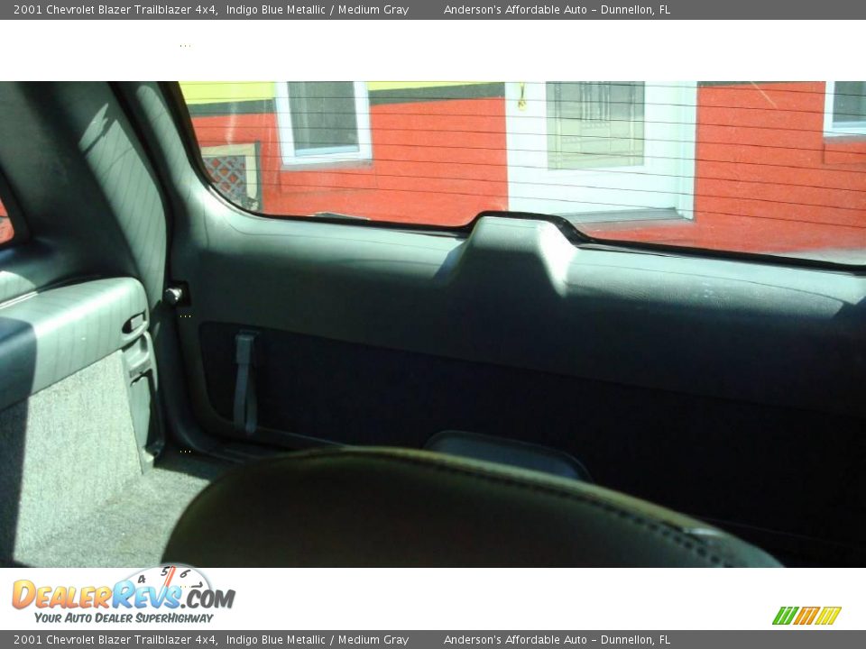 2001 Chevrolet Blazer Trailblazer 4x4 Indigo Blue Metallic / Medium Gray Photo #23