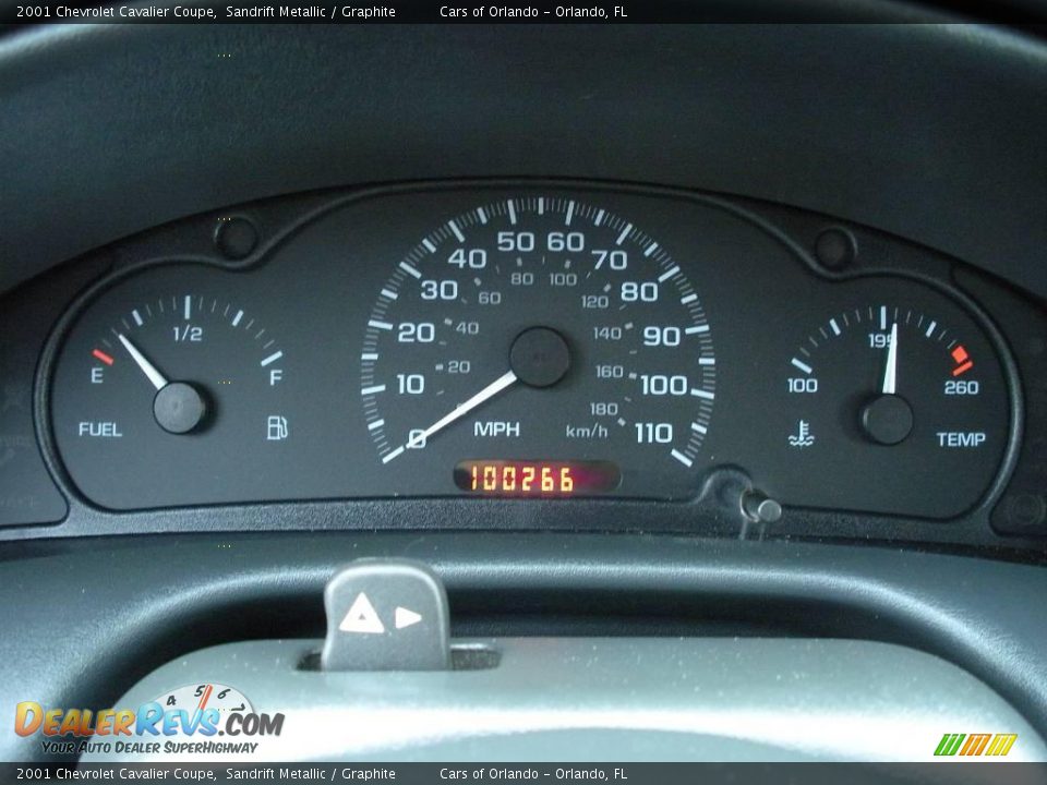 2001 Chevrolet Cavalier Coupe Sandrift Metallic / Graphite Photo #21