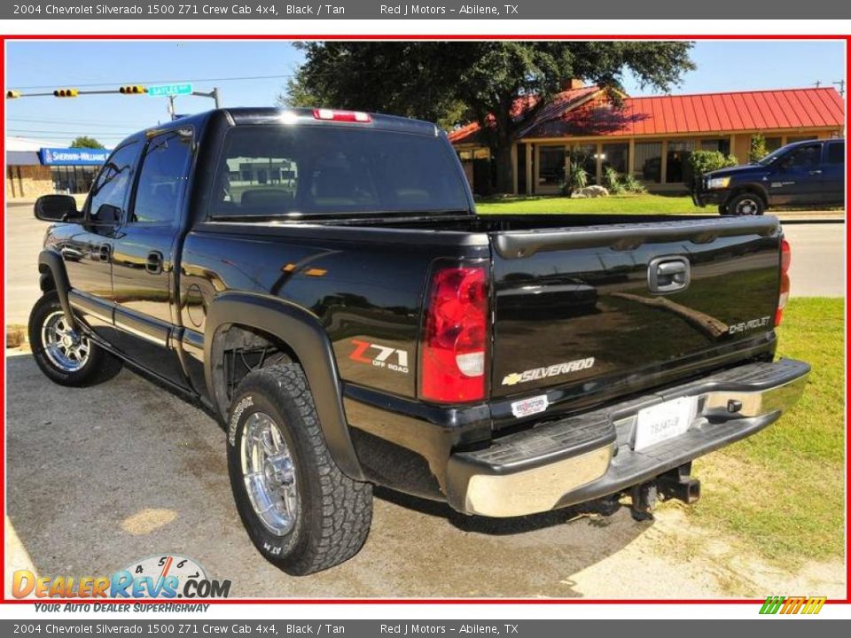 2004 Chevrolet Silverado 1500 Z71 Crew Cab 4x4 Black / Tan Photo #3