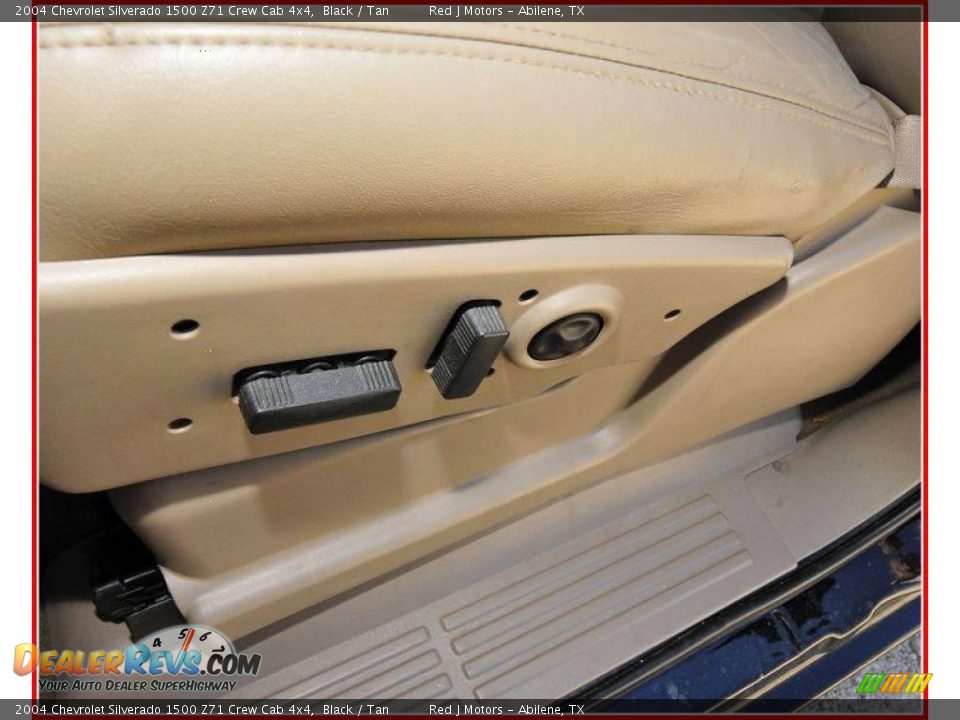 2004 Chevrolet Silverado 1500 Z71 Crew Cab 4x4 Black / Tan Photo #13