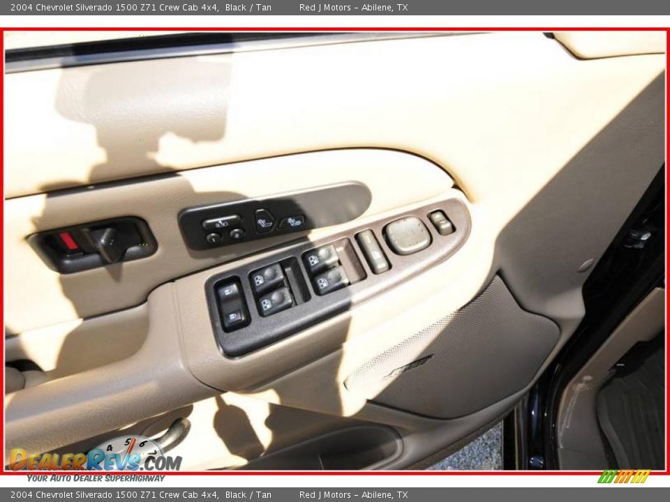 2004 Chevrolet Silverado 1500 Z71 Crew Cab 4x4 Black / Tan Photo #14
