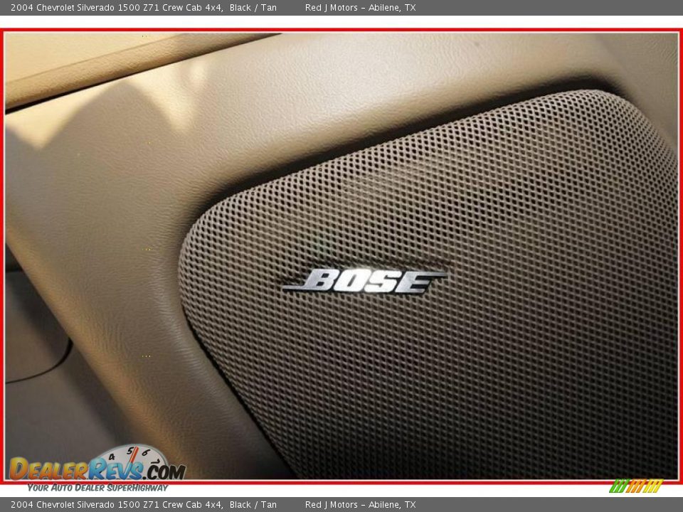 2004 Chevrolet Silverado 1500 Z71 Crew Cab 4x4 Black / Tan Photo #15