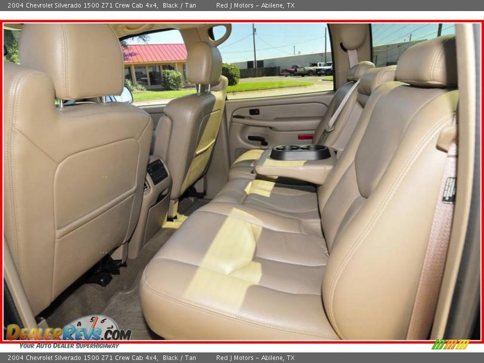 2004 Chevrolet Silverado 1500 Z71 Crew Cab 4x4 Black / Tan Photo #16