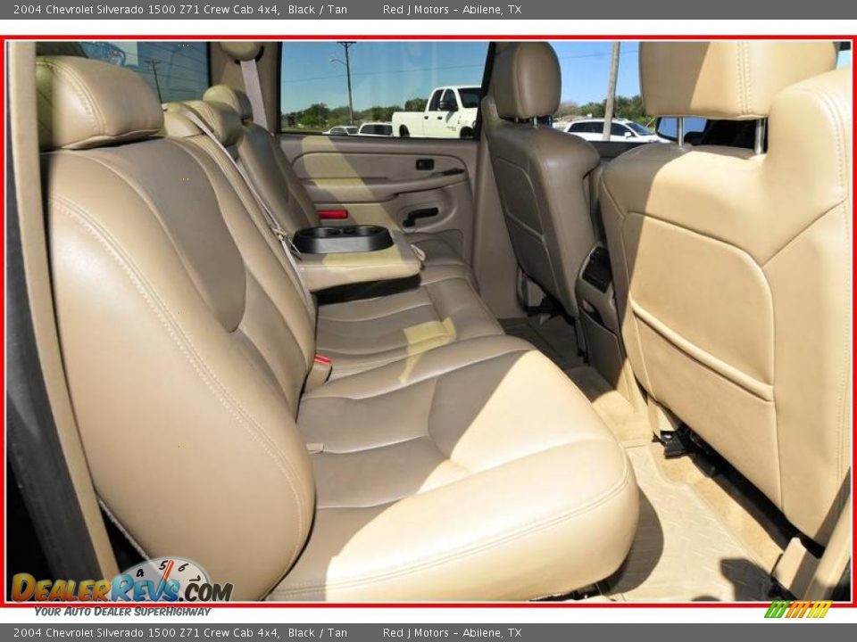 2004 Chevrolet Silverado 1500 Z71 Crew Cab 4x4 Black / Tan Photo #18