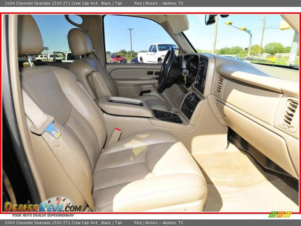 2004 Chevrolet Silverado 1500 Z71 Crew Cab 4x4 Black / Tan Photo #19