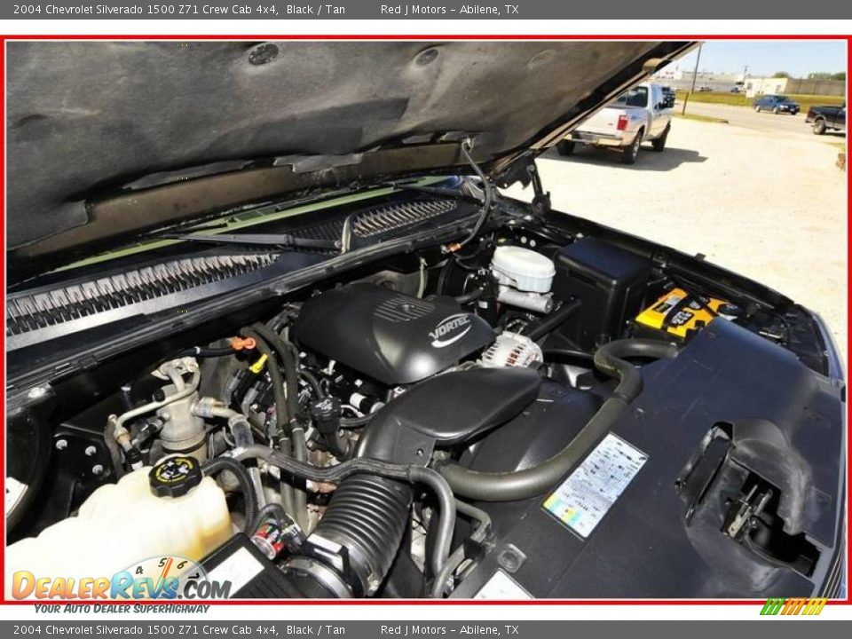2004 Chevrolet Silverado 1500 Z71 Crew Cab 4x4 Black / Tan Photo #22